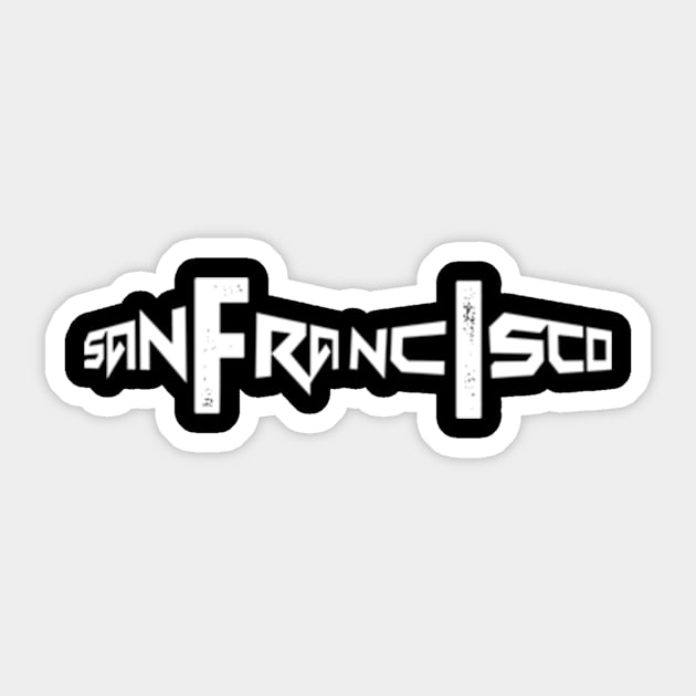 San Francisco Sticker by TshirtMA